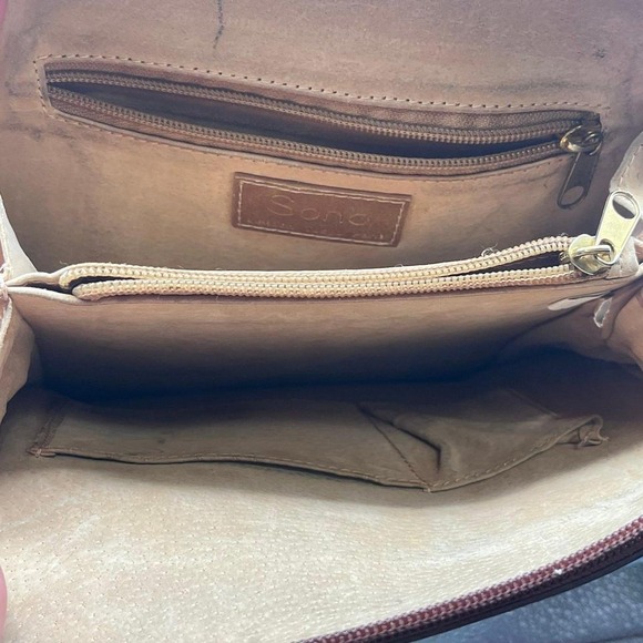 Sono Backpack‎ Purse Burgundy Patent Leather Look Convertible Bag – London Tokyo